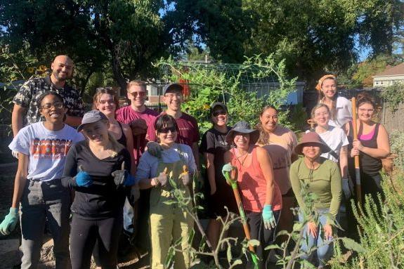 Volunteers at Sac Garden